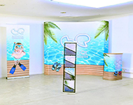 Kit salon 9m2 - stand droit + 3 modules Kit salon 9m2 - stand droit + 3 modules