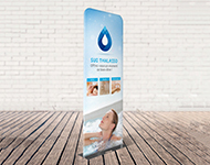 Totem tubulaire tissu droit Totem tubulaire tissu droit