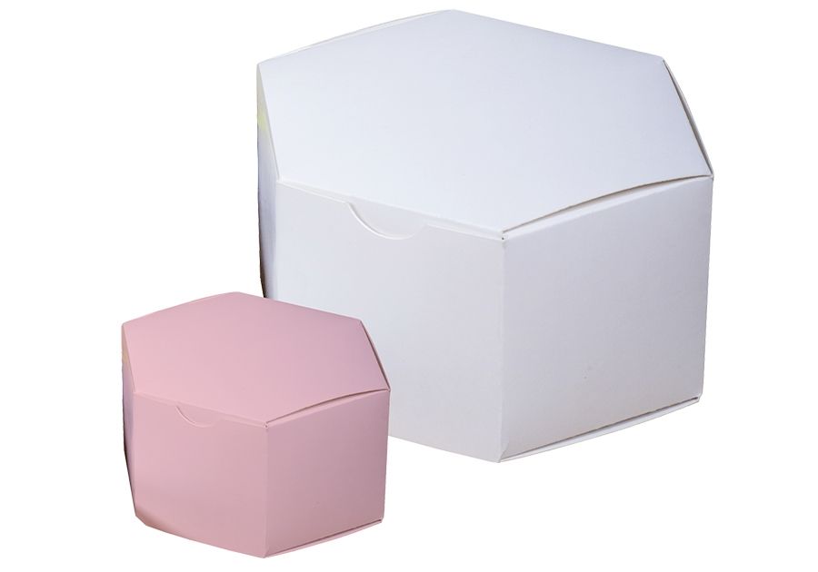 Impresión Packaging caja hexagonal