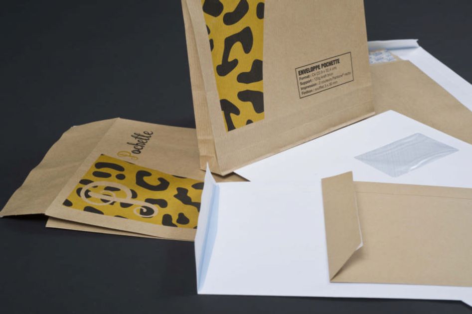 Pochette d'envoi, Cadeau d'affaires, Enveloppe cartonnée a5  personnalisable
