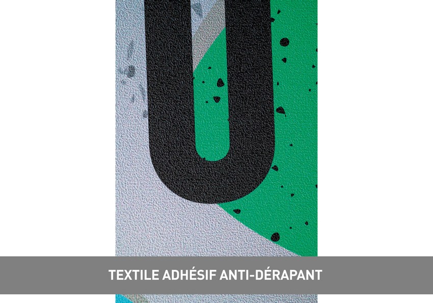Textile adhésif anti dérapant