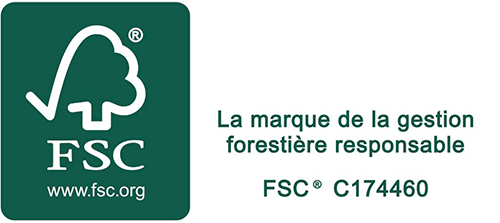 Label FSC® promotionnel paysage