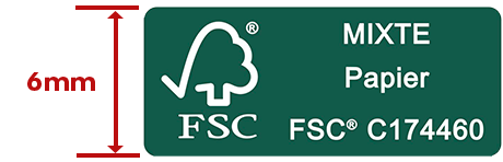 Label FSC® 6mm