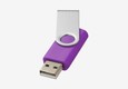 Clé USB ouverte violet