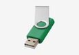 Clé USB ouverte verte 