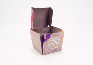 Packaging 12/20 Boîte à rabat cube cadeaux