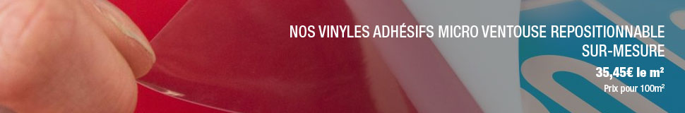 Vinyle ventouse