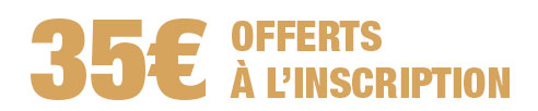 35 euros offertà l'inscription
