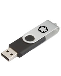 Clé USB basique rotative de 8Go